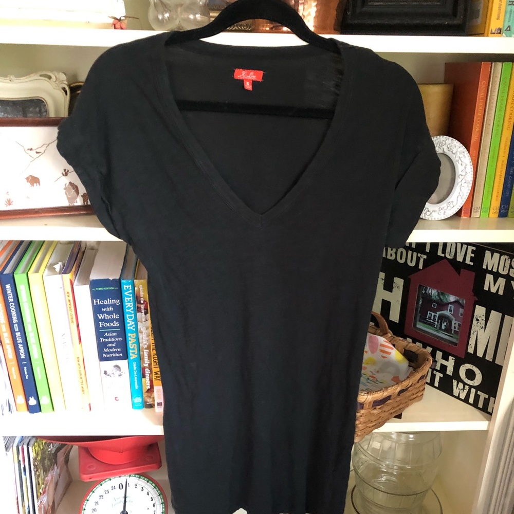 Hi-Line Slub long T-shirt